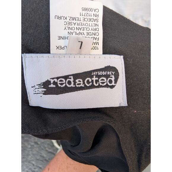 Jay Godfrey Women's One Shoulder Silk Blouse L Flowy Whimsigoth Witchy Festival - Picture 7 of 8